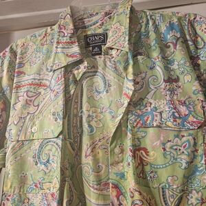 2 Chaps Paisley Button-Up Shirts
